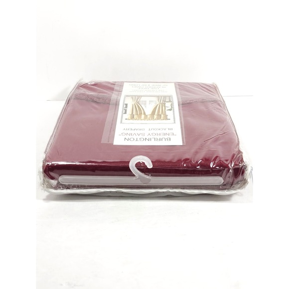 VTG Burlington Energy Saving Blackout Drapery Panels 5 Piece Burgundy 52"x84" - Picture 7 of 11